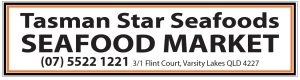 Logo Tasman Star Seafoods Seafood Market