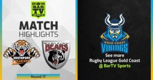 Southport Tigers vs Burleigh Bears Round 17 Highlights