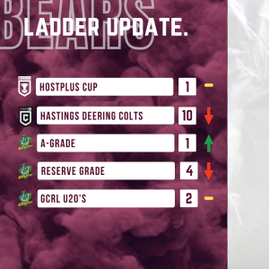 Weekly Ladder Update