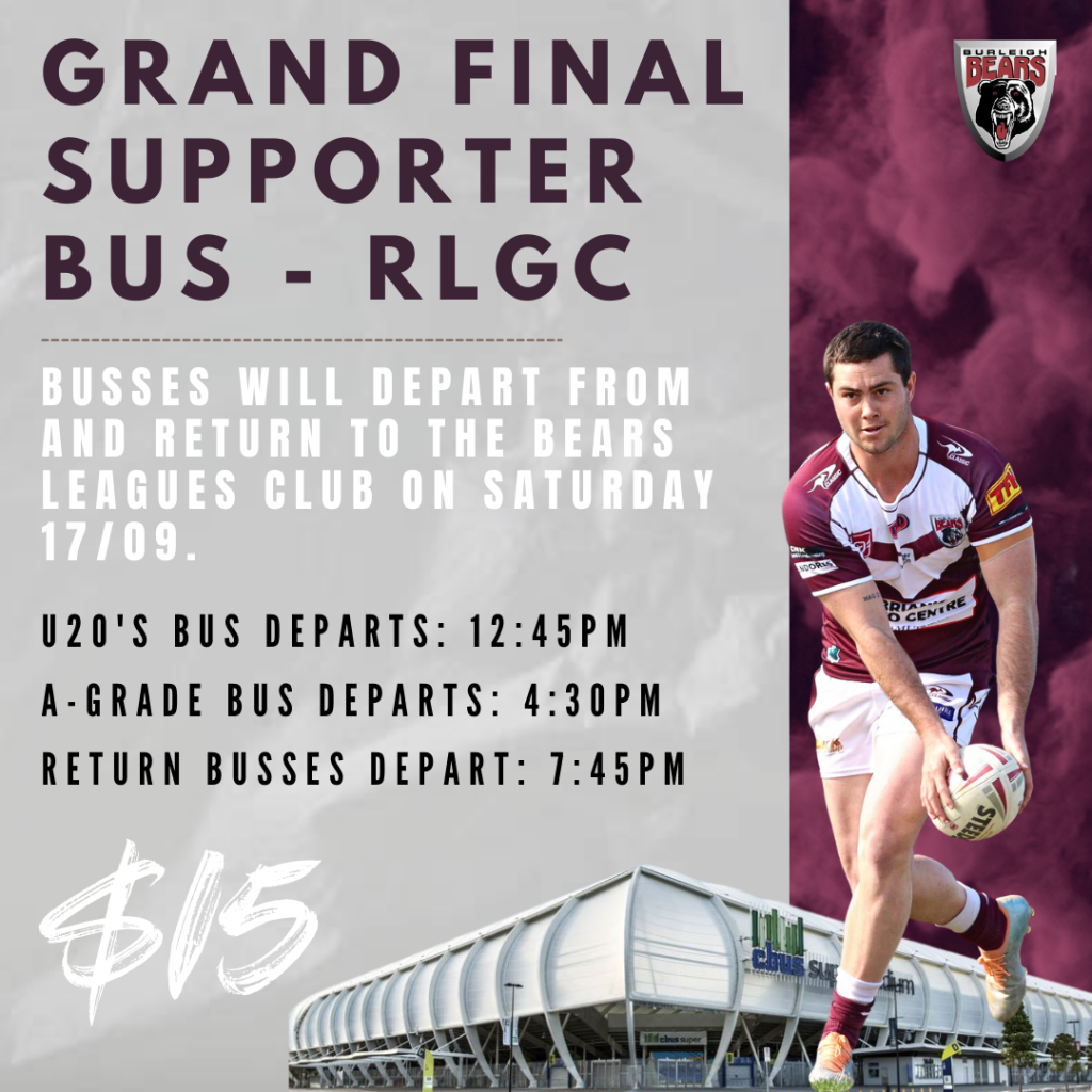 RLGC Grand Final Supporter’s Bus