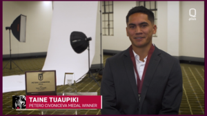 Petero Civoniceva Medal winner Taine Tuaupiki