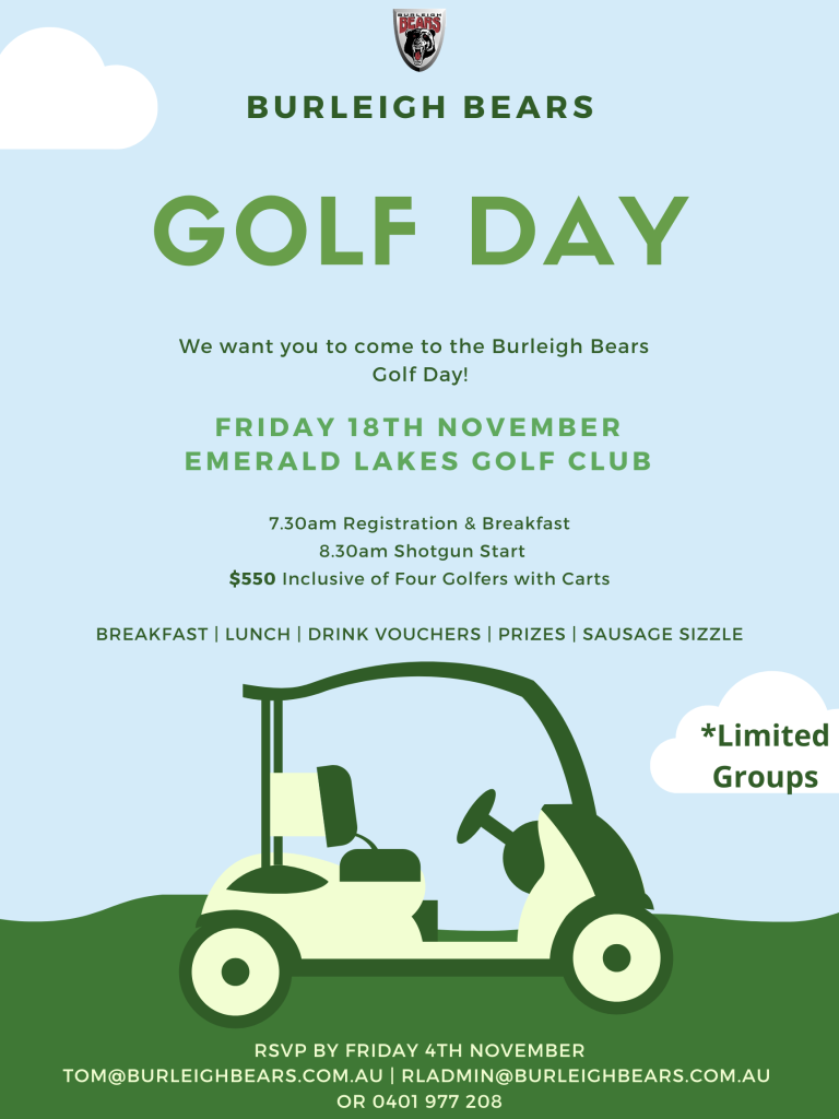 Burleigh Bears Golf Day 2.0