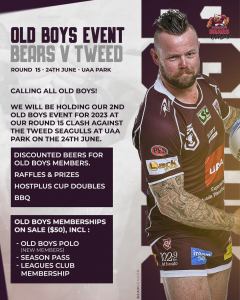 OLD BOYS EVENT